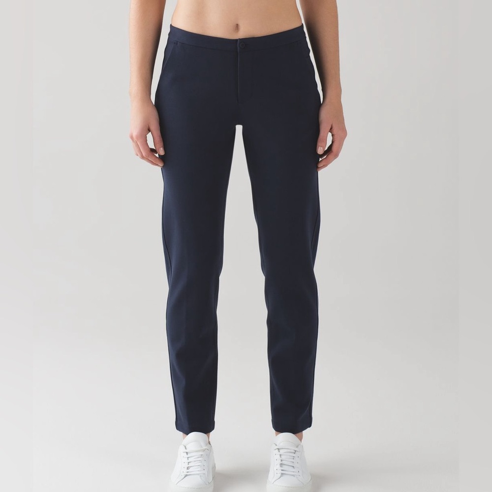 Lululemon Athletica City Trek Trouser (Ponte) Navy Blue (Inkwell) Size 6
